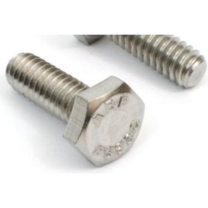 1/4 3/8 Stainless Steel Hex Bolt Nut Washer A2-70 SUS304 for Fastening in Marine
