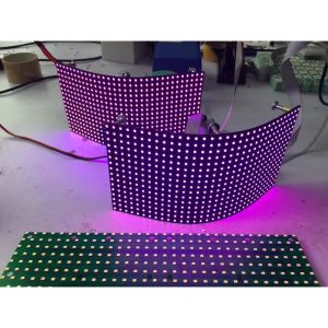 Advertising P4mm Flexible Led Display Screen With 140º Viewing Angle