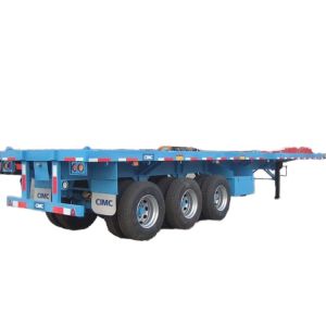 CIMC Flatbed Trailer Latest Design For Optimal Performance Flatbed Semi Trailer