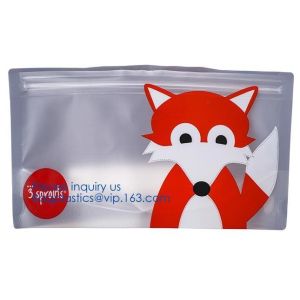 Biodegradable Portable Bottle Shape Transparent Self-sealing Bag Cookies Snacks