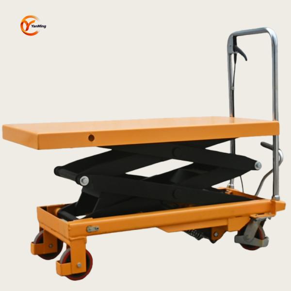 Hydraulic Pallet Small Electric Scissor Lift Table Stationary 500kg Load Capacity mobile hydraulic lift platform