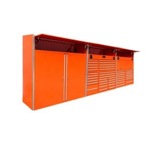 Silver Car Repair Garage Workshop Tool Cabinet Heavy Duty Steel XXXL Tool Box