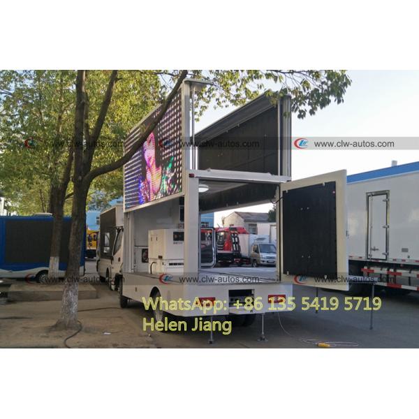 HOWO 4x2 Mobile Stage Truck With LED Billboard