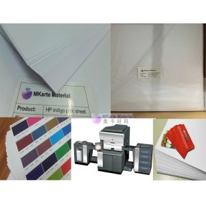 1.45±0.05g/Cm3 Density HP Indigo Single Sided Digital Printing PVC Sheet For