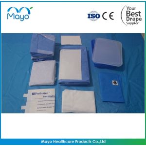2023 Best Price Factory Nonwoven Sterile Surgical Maternity Drape Kits