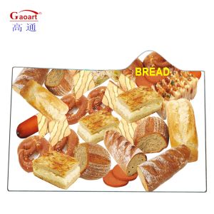 12 X 16 Inch Round Square Toughened Unbreakable Vegetable Custom Kitchen Cutting