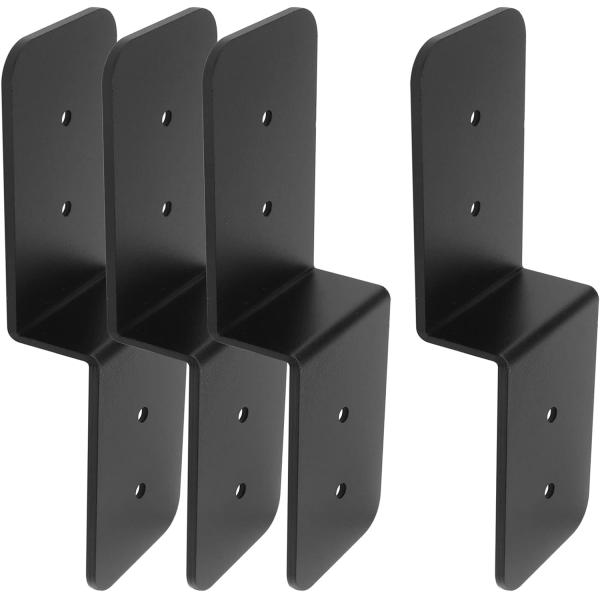 Double Angle Channel Profile Corner Brace Heavy Duty Steel Z Brackets for Wooden Beam