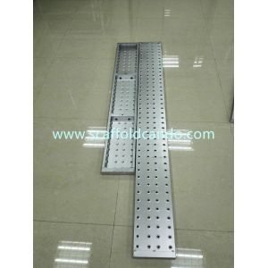 China Pre-galvanized scaffolding steel plank, steel board 225mm with 38mm height with 2000mm 3000mm 4000mm length EN12811 on sale