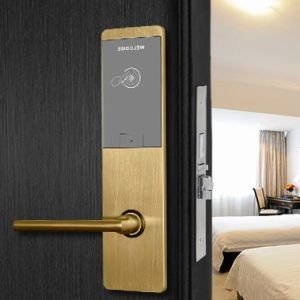 Smart Hotel Room Security Door Locks RFID TT Lock With ANSI 5 Latch Mortise