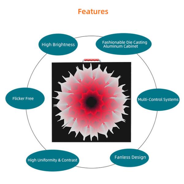 SMD 2020 Indoor Full Color LED Display P2 P2.5 HD Aluminum Ceiling Screen IP43