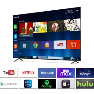 32-65 Inch Frameless 4K UHD Smart Android LED TV
