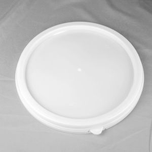 White 4 Gallon Polypropylene Plastic Paint Bucket With Lid