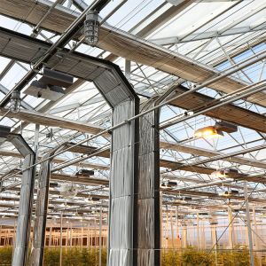 LED Light Deprivation Greenhouse With Shading And Security System