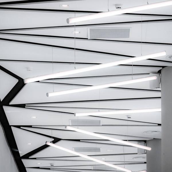 Ceiling Tiles Triangle Shape Aluminum Microperforated Acoustic Panels Soundproof