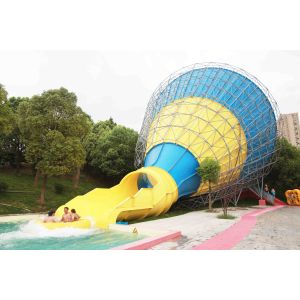 Strong Large Tornado Fiberglass Water Slides SGS CE Certificate for Water Park
