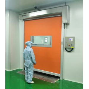 Electric High Speed Roll Up Door With Servo Motor