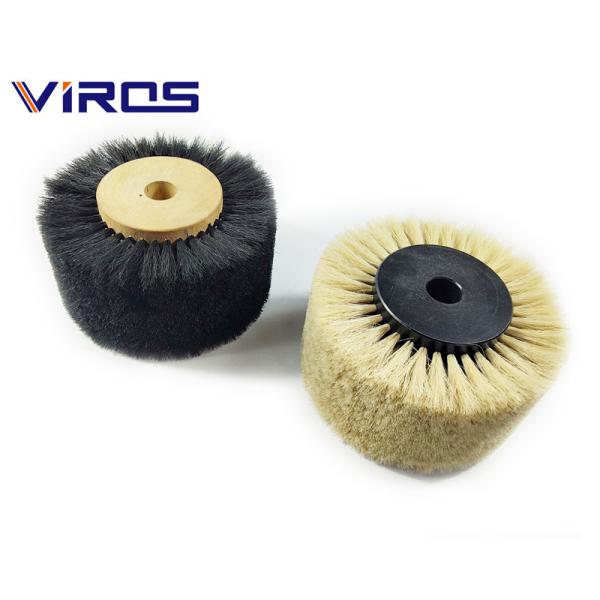 Pig Hair Industrial Nylon Brush Roller For Conveyor Belt Cleaning