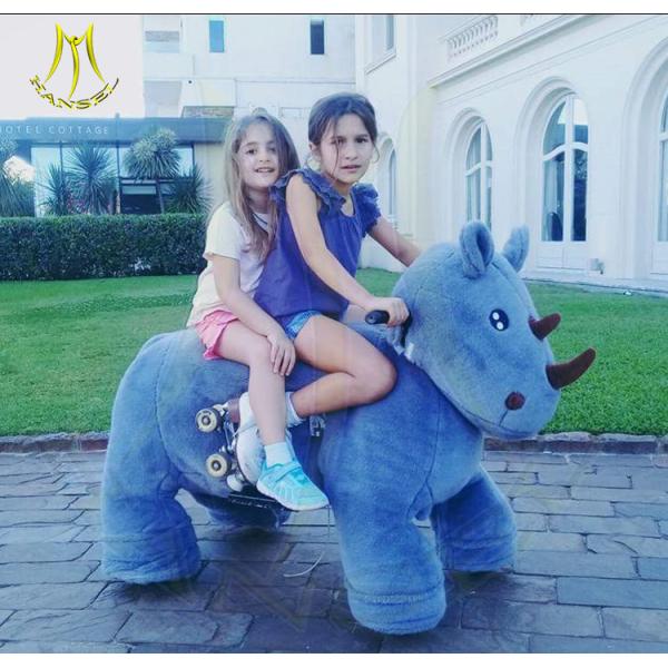 Buy Hansel guangzhou kids ride on electric walking animal toy car for mall at wholesale prices