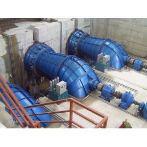 Quality 0.1MW-10MW Horizontal S Type Turbine with Synchronous Generator, Speed Governor, Inlet valve for sale