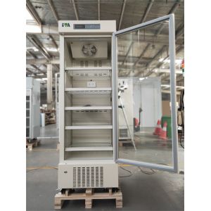 2-8 Degree Upright Glass Door Vaccine Pharmacy Refrigerator Fridge for Vaccine