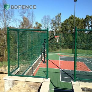 2.5mm-3.0mm PVC Coated Chain Link Fence Rolls China Factory 60 X 60mm Hole Wire