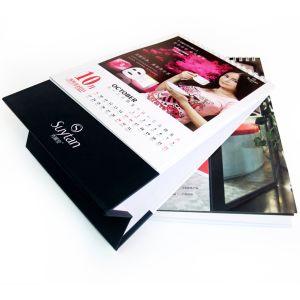 C2S art paper Cardboard Desktop Customized Calendar Printing Service for
