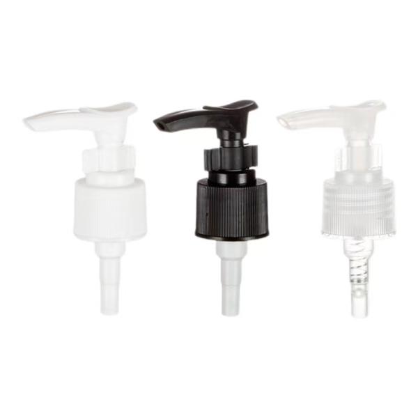 24mm 28mm Ribbed Closure Lotion Pump With Clip