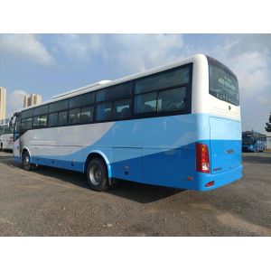 Right Steering Bus Yutong Front Engine Coach Zk6112d 3 Buses 45000km Good Tyres