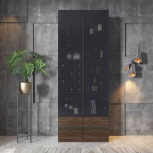 Melamine MDF Corner Bar Wine Display Cabinet Home Luxury Living Room Furniture