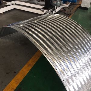 360-628mm Width Corrugated Metal Pipe Forming Machine for 50 kg Pipes Manufactur