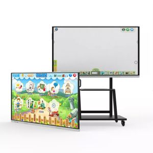 Flat Panel Interactive 4K 65 Inch Smart Board Touch Screen For Teaching