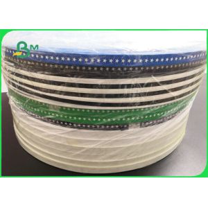 FDA Solid Five - Pointed Star Color Straw Paper For Milkshake Compostable