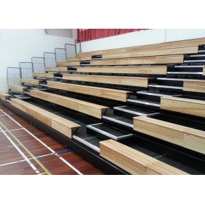 Customized Modular Grandstands Timber Bench Electrical Control Systems For