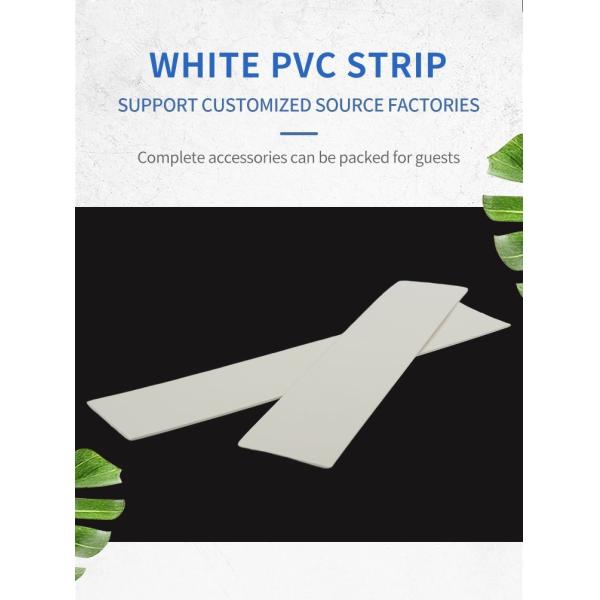 White Smooth Trim PVC Plastic Decorative Tape ABS Strips