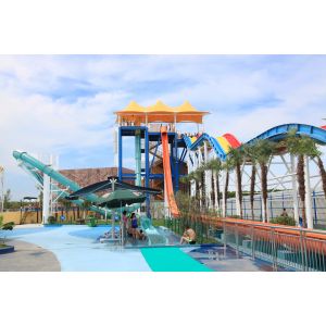 Vison Aqua Loop Fiberglass Water Slide for Theme Parks