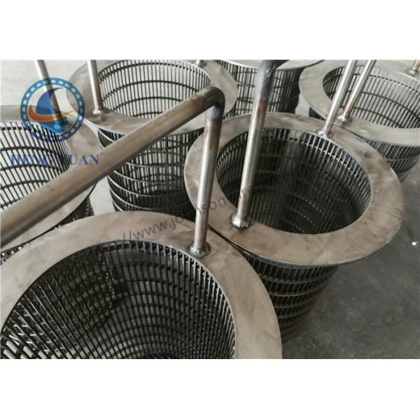 SS Rotary Drum Screen Johnson Wedge Wire Screen Heat FITO Filter Cylinder