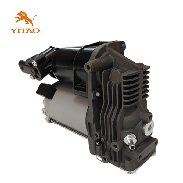 Air suspension compressor front view