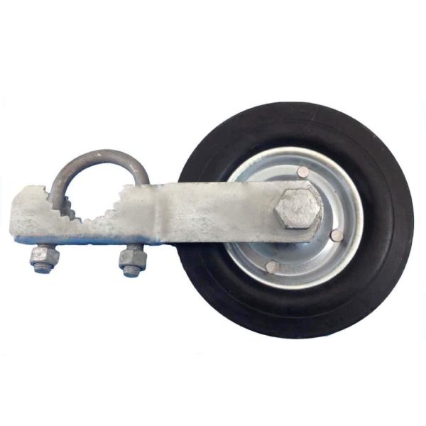 Buy Sliding Gate Caster Wheel Heavy Duty Rubber Wheel with Universal Mount Plate 220lbs at wholesale prices