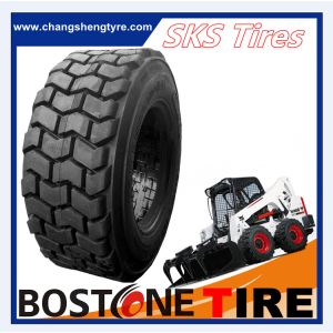High performance industrial skid steer tires 10-16.5nhs tyres with deep tread