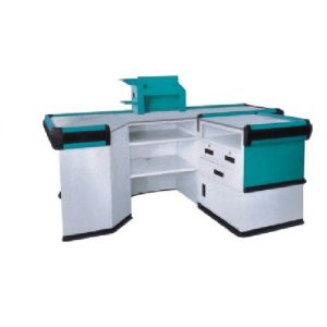 Multi - Functional Grocery Store Cash Register Table Counter Metal Metal