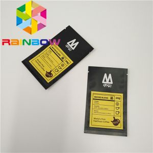 China 60g Food Grade Coffee Packaging Bags Custom Printing SGS Certificated With Window on sale