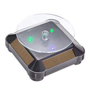 Eco Friendly Solar Powered Display Stand 360° Rotating Light Weight
