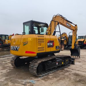 Small Used Excavators 7 Ton Hydrauli Crawler Sany 75 with 0.3 m³ Bucket Capacity