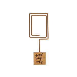 China Creative Memo Clips Photo Holders Note Paper Clip Holder For Coffee Shops on sale