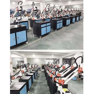 Horizontal Electric Tapping Machine , Air Drilling Roscamat Tapping Machine