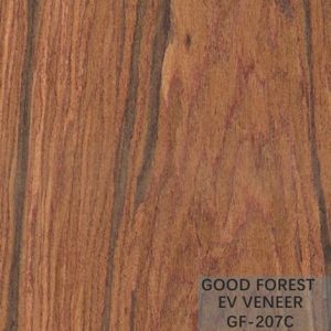 Engineered Veneer Santos Rose Wood Crown Cut Customized Service