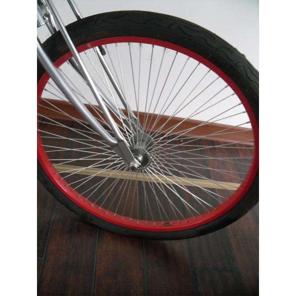 26inch Chopper Style Beach Cruiser Bicycle with Steel Fork and 150KG Load Capacity