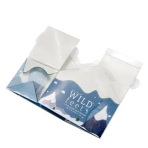 Foil Stamping PMS Transparent Plastic Boxes Foldable Plastic Candy Packaging