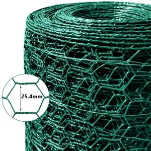 13mmx13mm PVC Coated Hexagonal Chicken Wire Mesh