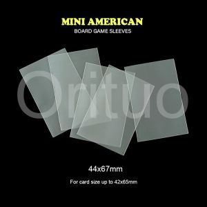 Cpp Board Games Sleeves 44x67mm American Card Sleeves Non Glare